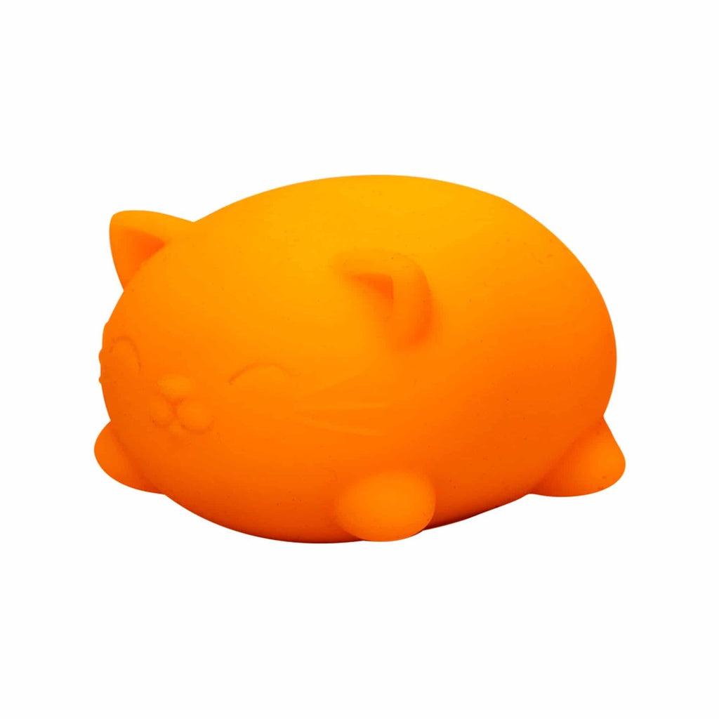 Animal-Shaped Cool Cats NeeDoh | Select Morning Crest - Collectible Shaggy Monster Squishable Toy Detail