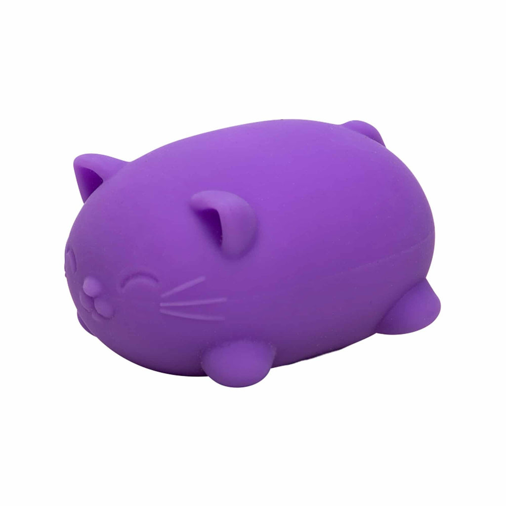 Animal-Shaped Cool Cats NeeDoh | Select Morning Crest - Collectible Shaggy Monster Squishable Toy Detail