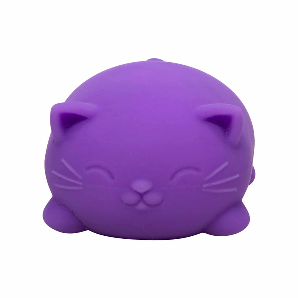 Animal-Shaped Cool Cats NeeDoh | Select Morning Crest - Collectible Shaggy Monster Squishable Toy Detail
