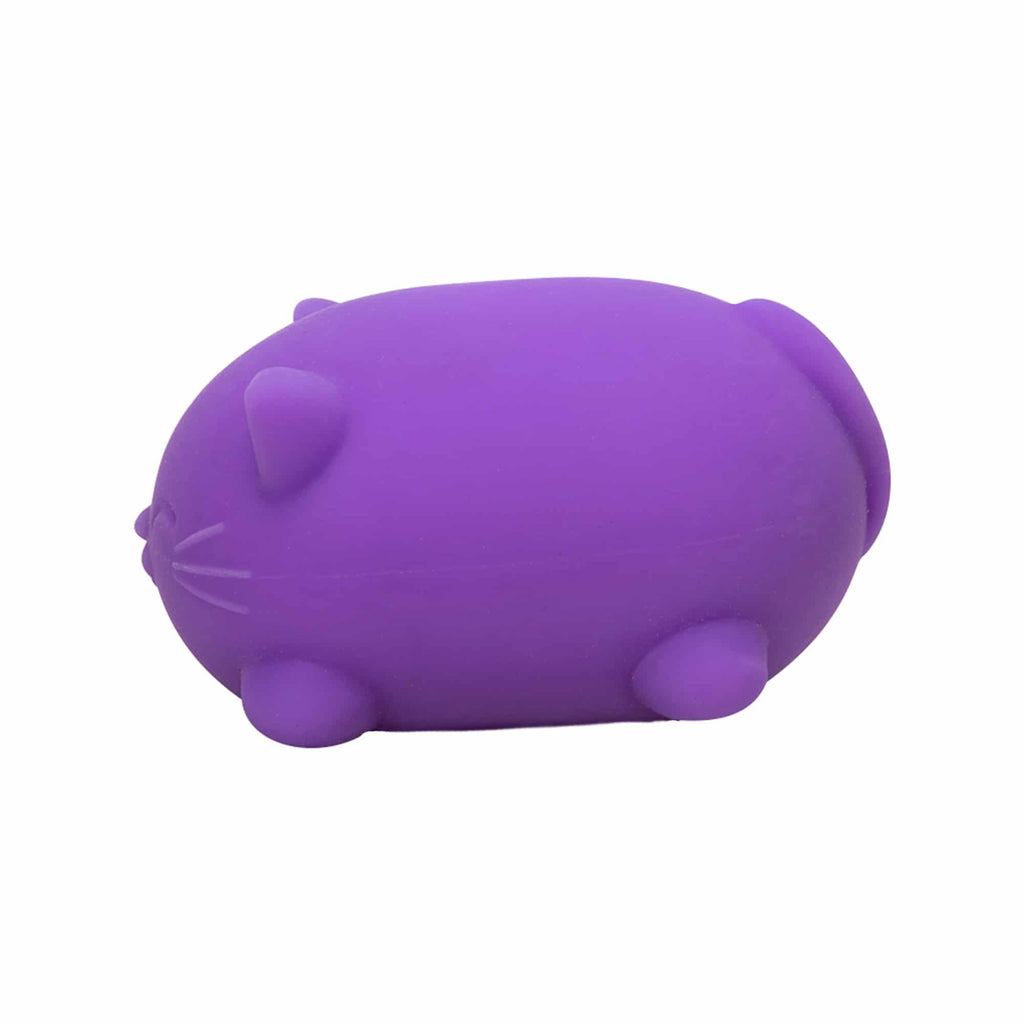 Animal-Shaped Cool Cats NeeDoh | Select Morning Crest - Collectible Shaggy Monster Squishable Toy Detail