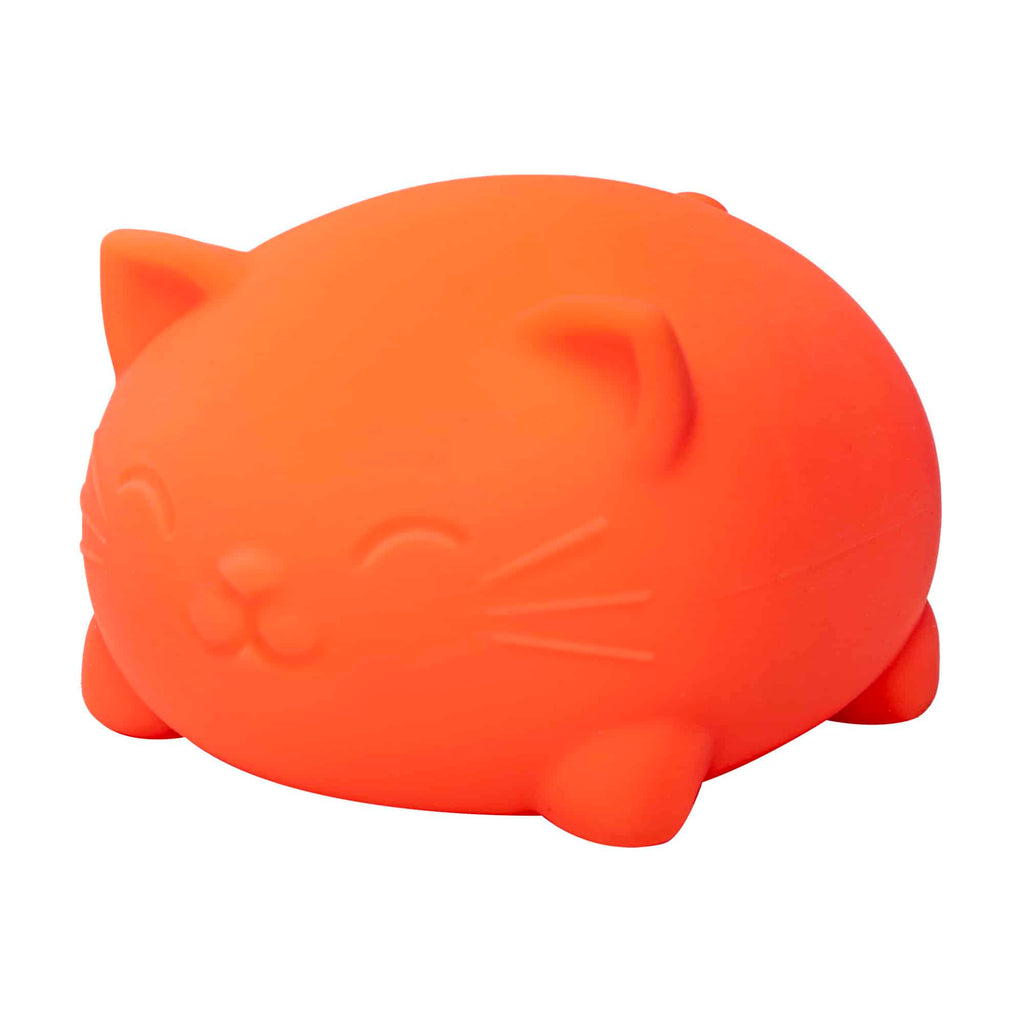 Cute Collectible Super NeeDoh Cool Cats | Select Opal Prairie - Purrfect Cat Squishy Character Stress Toy Detail