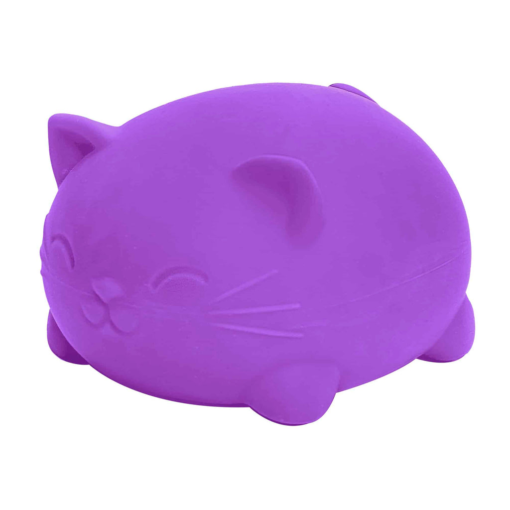 Cute Collectible Super NeeDoh Cool Cats | Select Opal Prairie - Purrfect Cat Squishy Character Stress Toy Detail