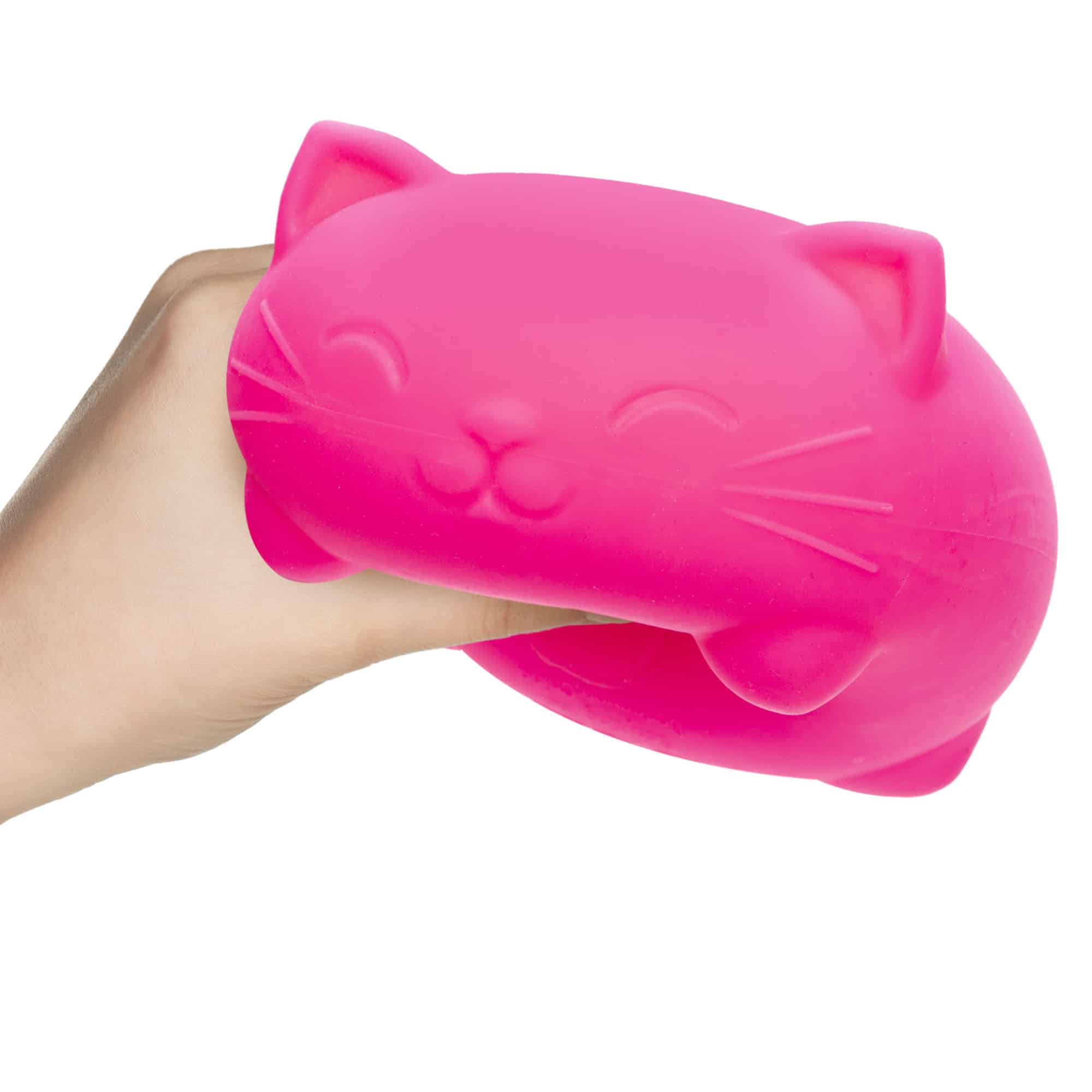 Cute Collectible Super NeeDoh Cool Cats | Select Opal Prairie - Purrfect Cat Squishy Character Stress Toy Detail