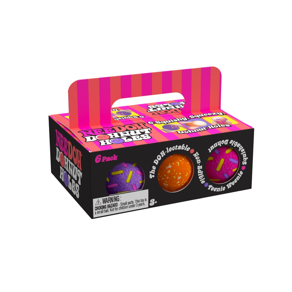 Pocket-Sized Mini NeeDoh Dohnut Holes | Select Prairie Summit - Teeny NeeDoh 3-Pack Pocket-Sized Squishy Balls Detail