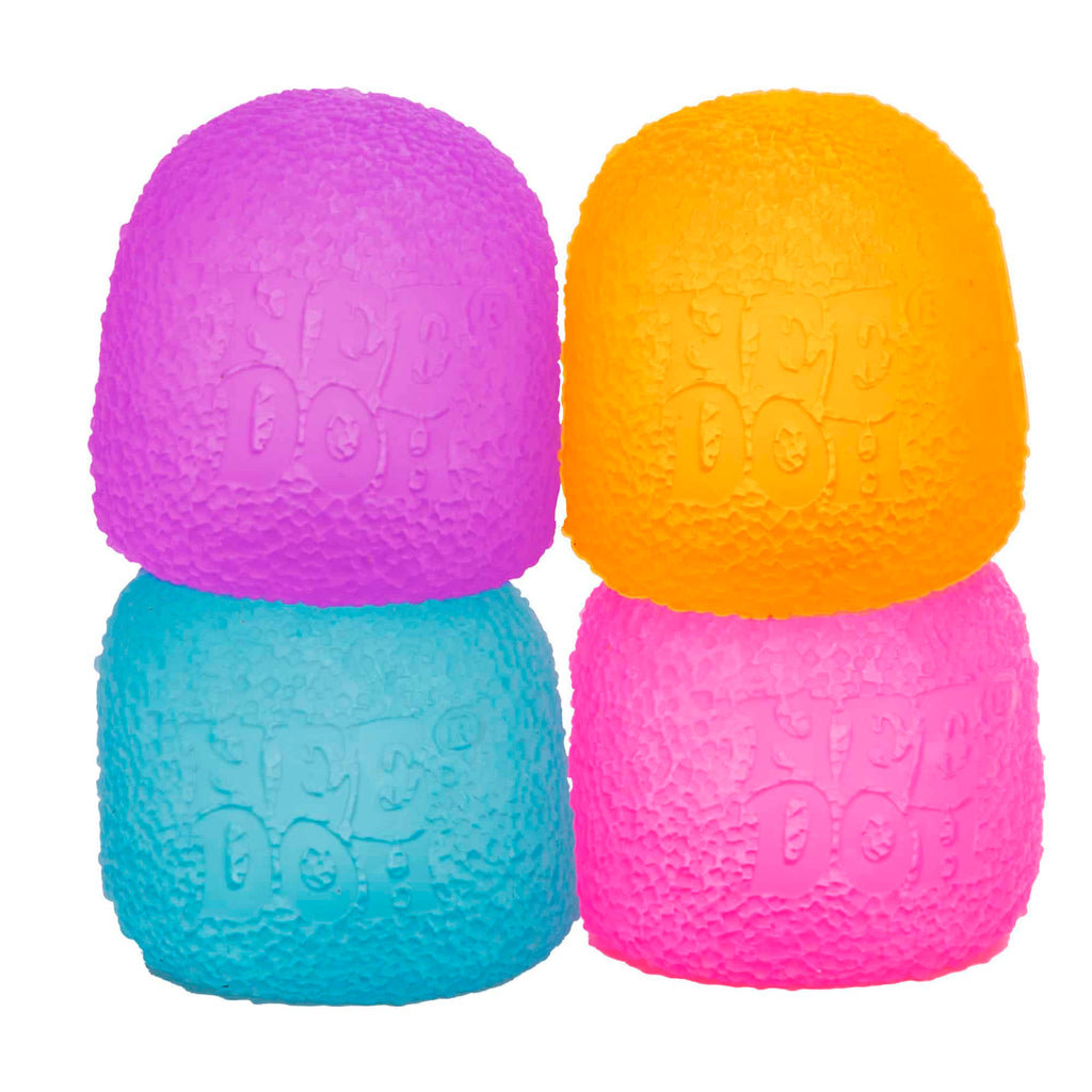 Playful Geometric NeeDoh Gumdrop | Edition Juniper Flare - Squishy Dohnut Sweet Treat Shaped Stress Toy Detail