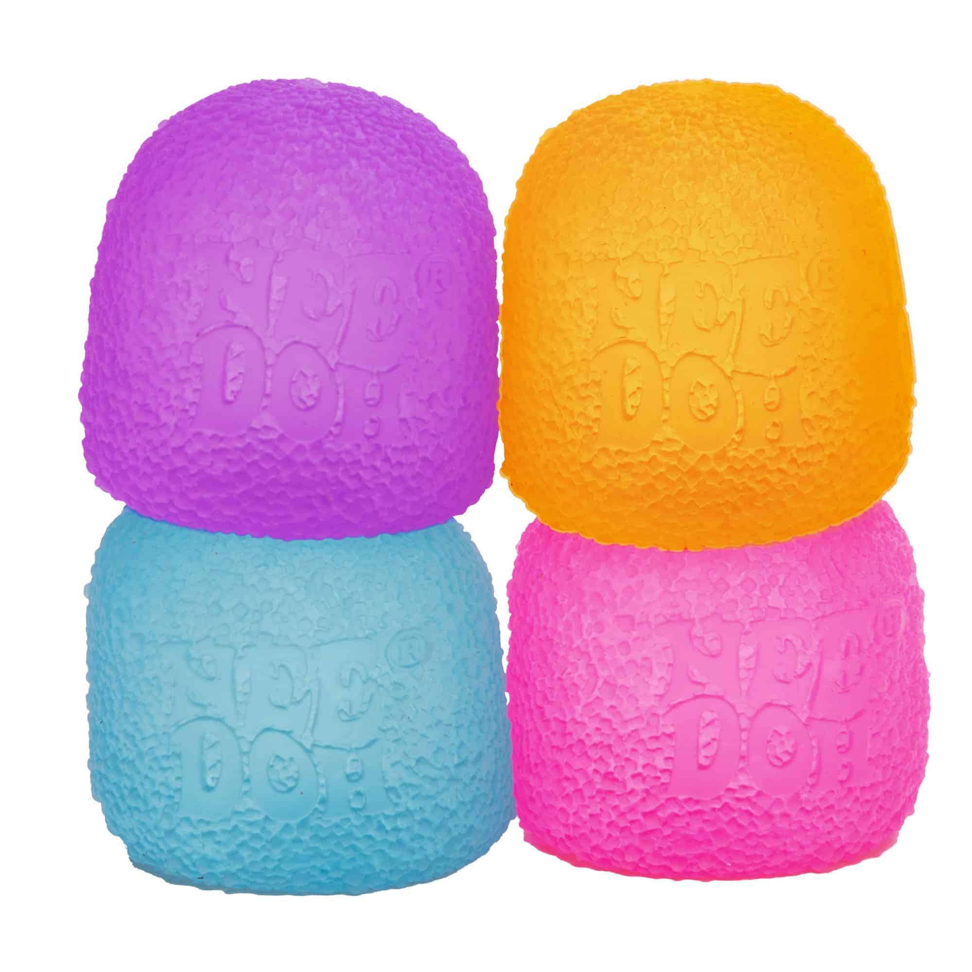 Playful Geometric NeeDoh Gumdrop | Edition Juniper Flare - Squishy Dohnut Sweet Treat Shaped Stress Toy Detail