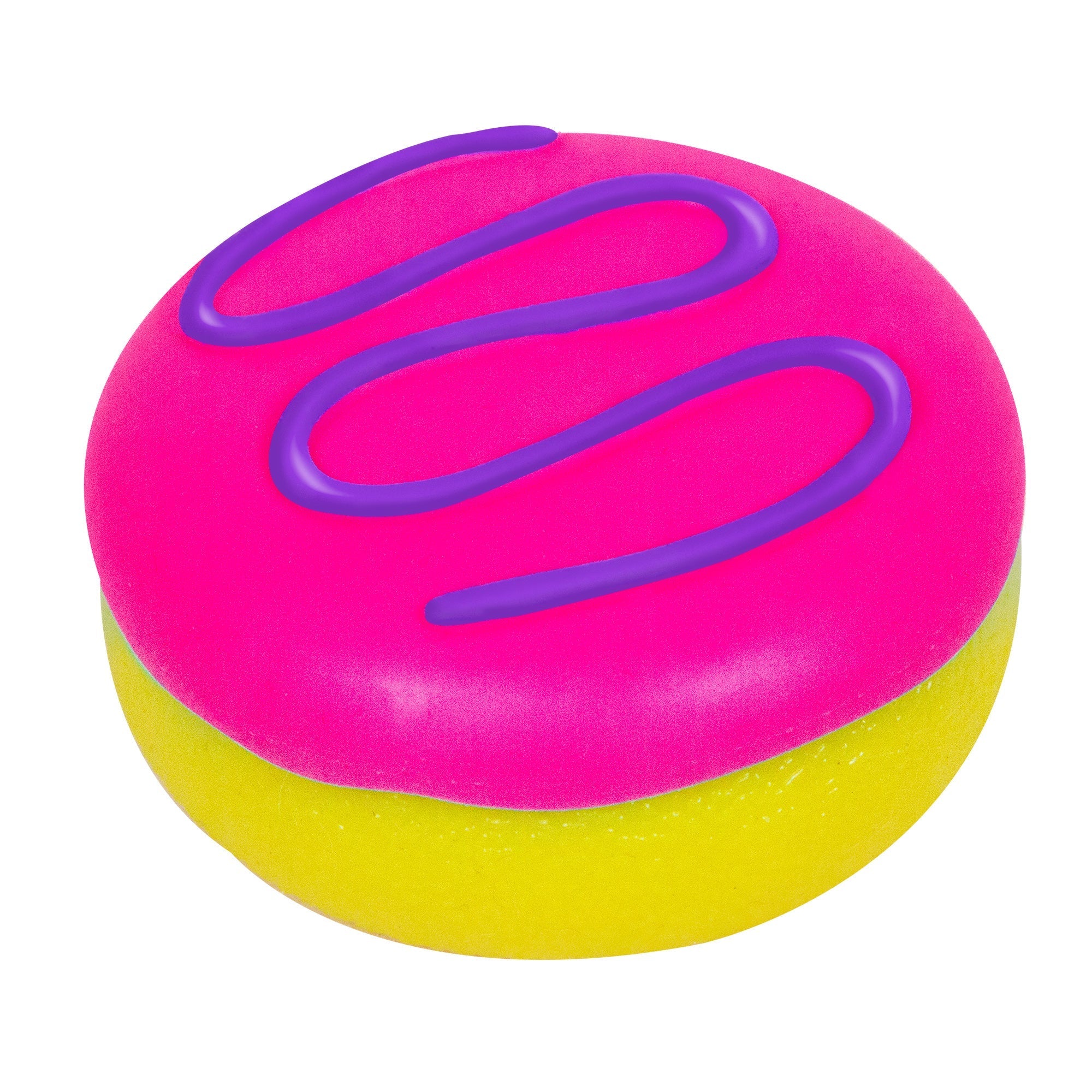 Deliciously Squishy Jelly Dohnut NeeDoh | Signature Seaside Lane - Playful Star & Heart Shaped Geometric NeeDoh Detail