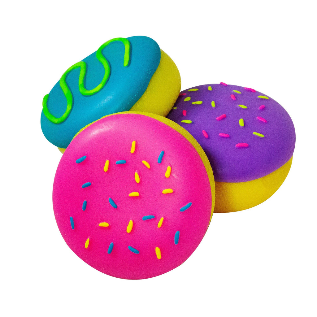 Deliciously Squishy Jelly Dohnut NeeDoh | Signature Seaside Lane - Playful Star & Heart Shaped Geometric NeeDoh Detail