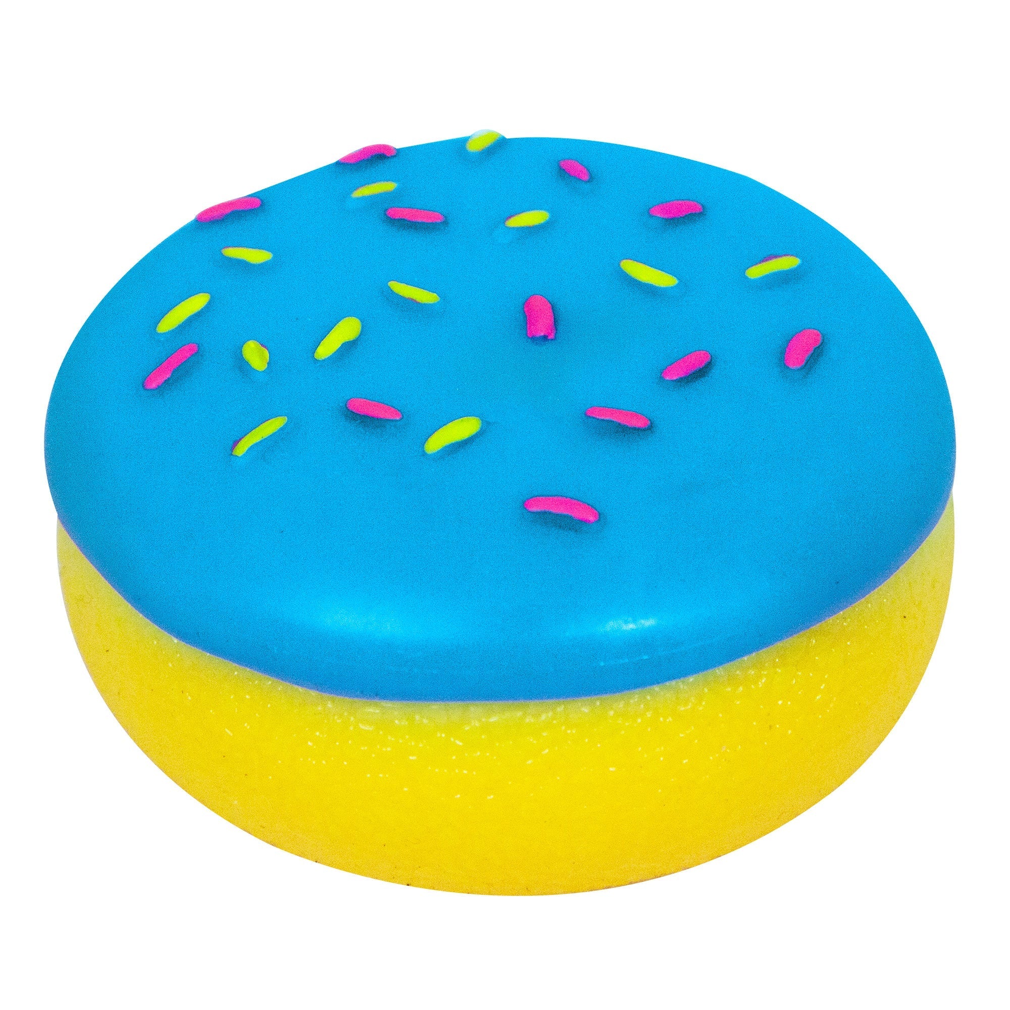 Deliciously Squishy Jelly Dohnut NeeDoh | Signature Seaside Lane - Playful Star & Heart Shaped Geometric NeeDoh Detail