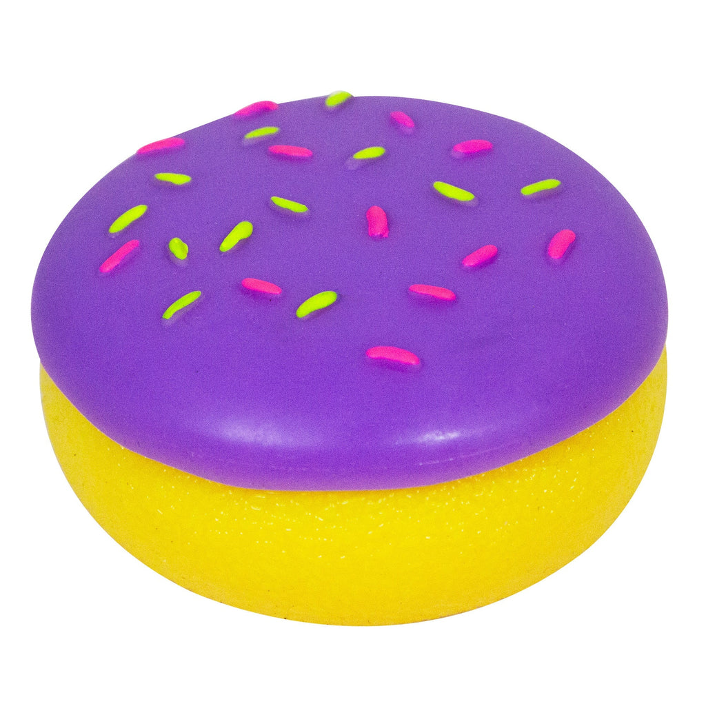 Deliciously Squishy Jelly Dohnut NeeDoh | Signature Seaside Lane - Playful Star & Heart Shaped Geometric NeeDoh Detail