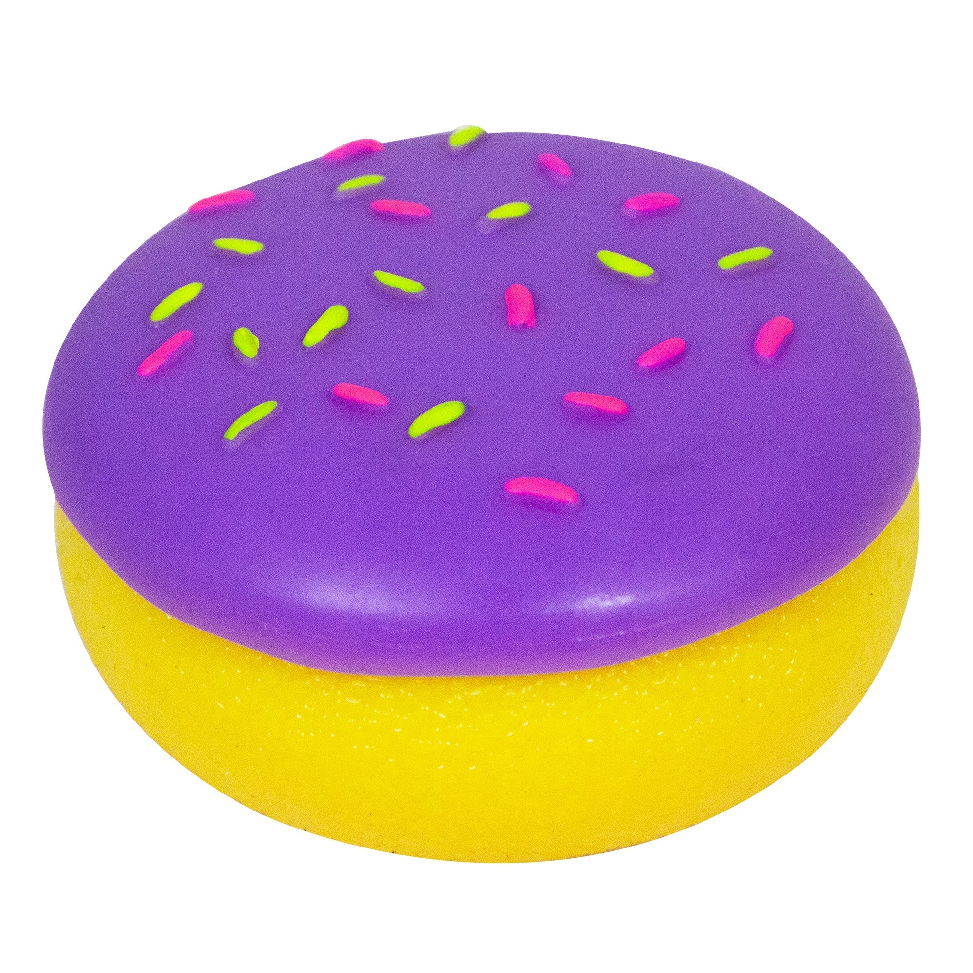 Deliciously Squishy Jelly Dohnut NeeDoh | Signature Seaside Lane - Playful Star & Heart Shaped Geometric NeeDoh Detail