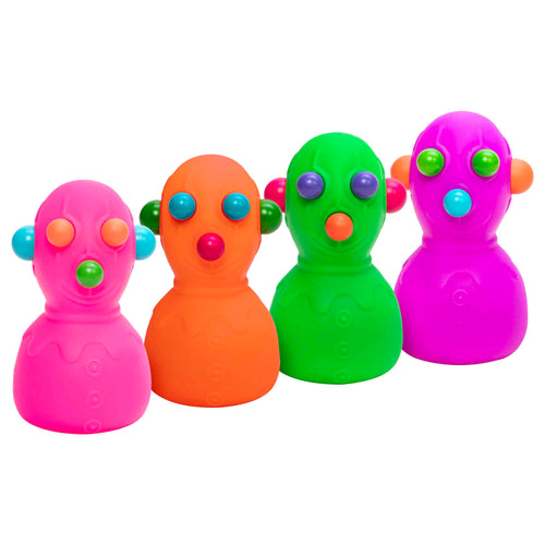 Cute Collectible NeeDoh Panic Pete | Signature Seaside Bay - Collectible Shaggy Monster Squishable Toy - Surprise Me! (Random Color)