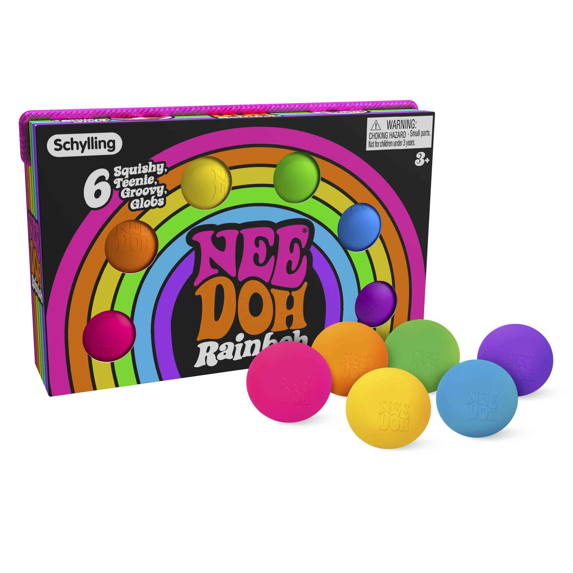 Classic Stress-Relieving NeeDoh Rainboh | Reserve Autumn Pond - Classic NeeDoh Stress-Relieving Squishy Ball Detail