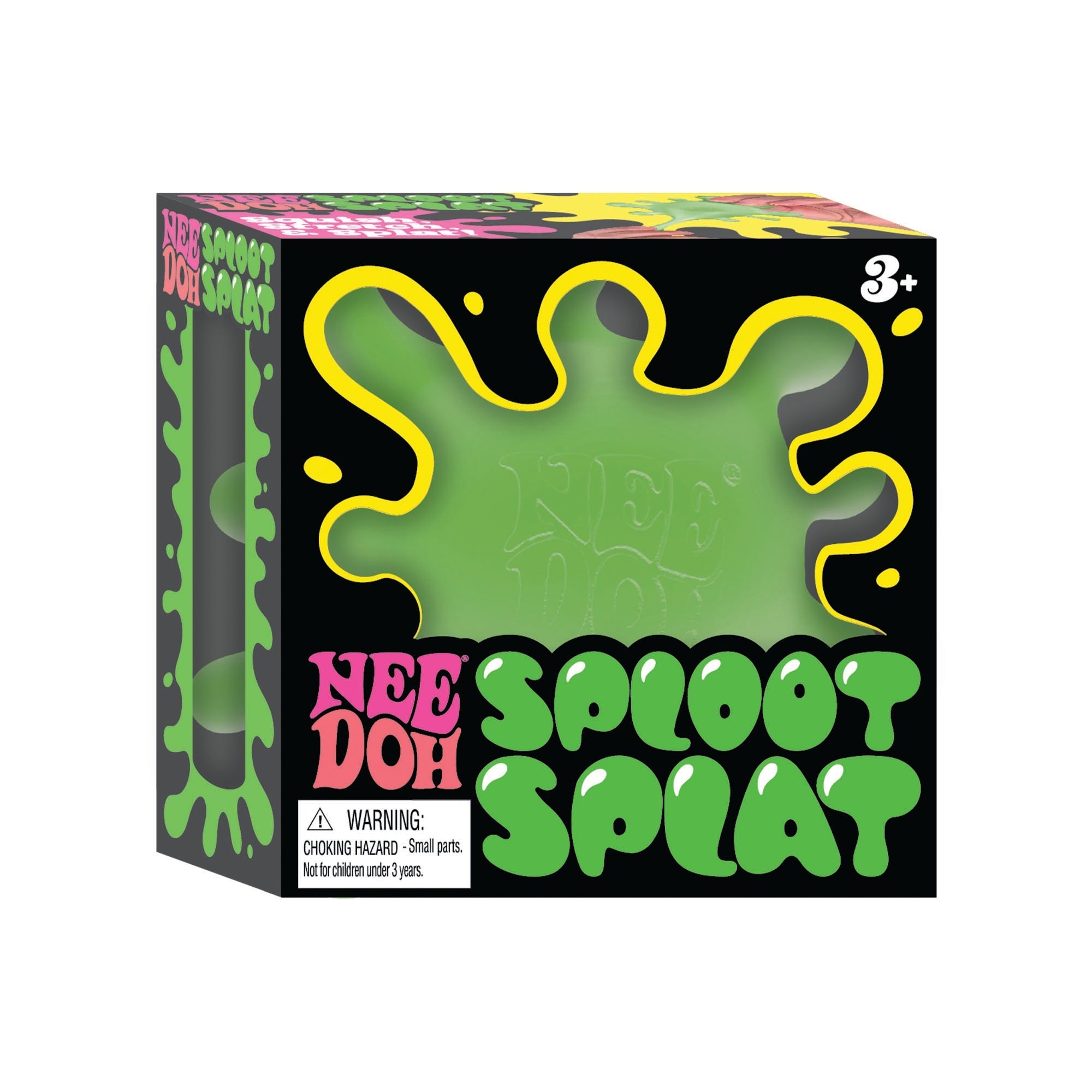 Fuzzy Flocked NeeDoh SplootSplat | Edition Morning Cove - Spiky Textured Groovy Glob for Sensory Therapy Detail