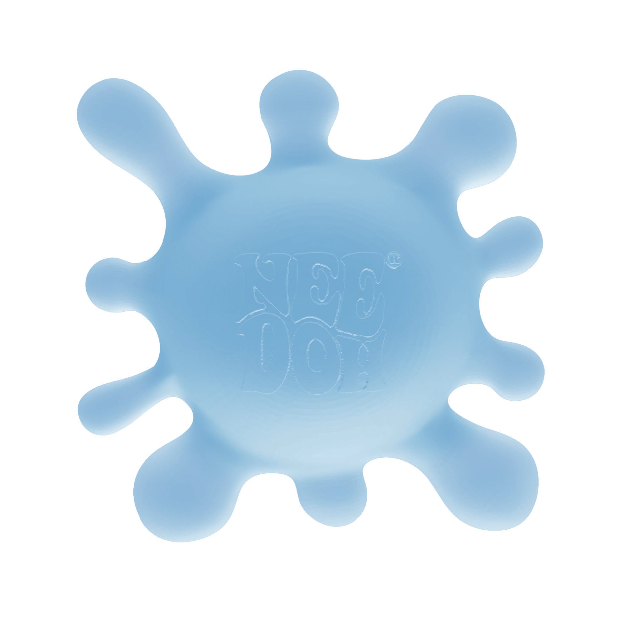 Fuzzy Flocked NeeDoh SplootSplat | Edition Morning Cove - Spiky Textured Groovy Glob for Sensory Therapy Detail
