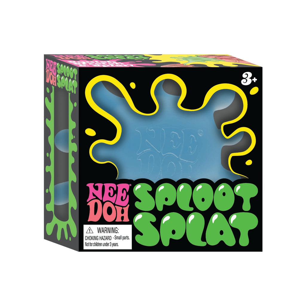 Fuzzy Flocked NeeDoh SplootSplat | Edition Morning Cove - Spiky Textured Groovy Glob for Sensory Therapy Detail