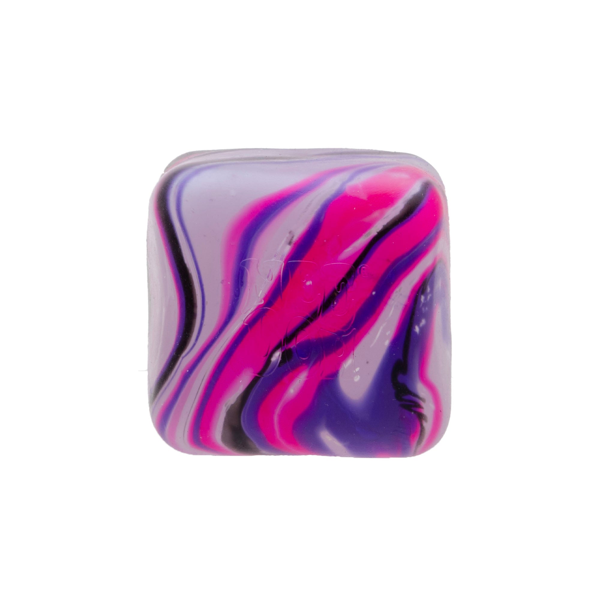 Satisfying Crunch NeeDoh Nice Cube Swirl | Select Golden Pond - Translucent Jelly Cool Cube Sensory Toy Detail