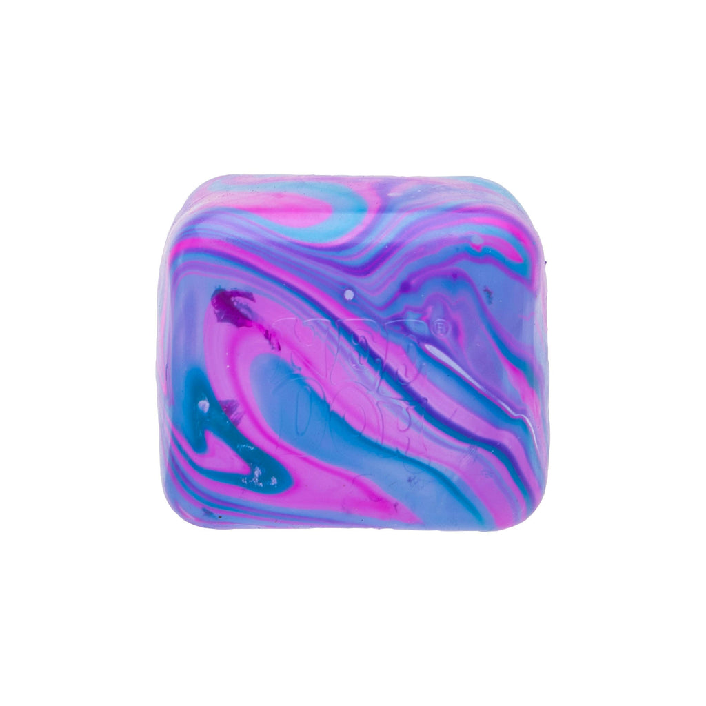 Satisfying Crunch NeeDoh Nice Cube Swirl | Select Golden Pond - Translucent Jelly Cool Cube Sensory Toy Detail