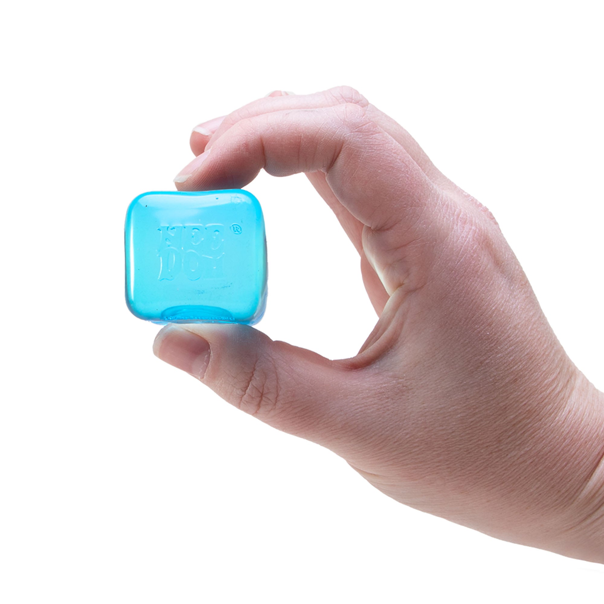 Satisfying Crunch NeeDoh Nice Ice Baby | Series Canyon Trail - Translucent Jelly Cool Cube Sensory Toy Detail