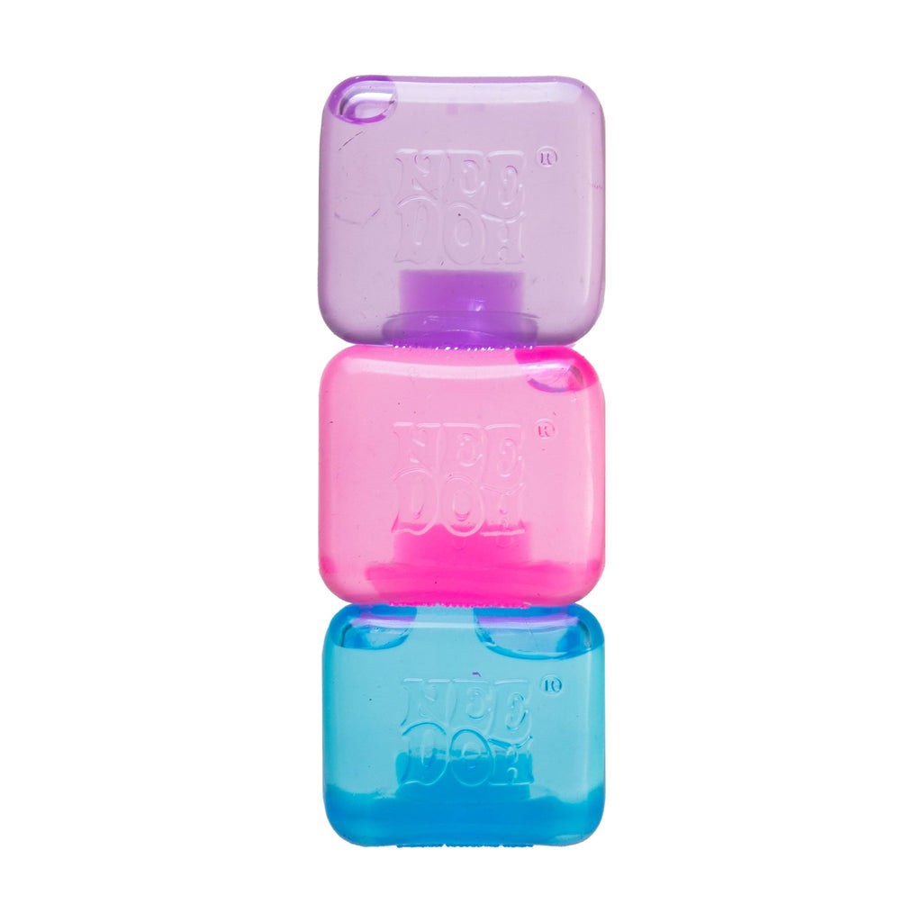 Satisfying Crunch NeeDoh Nice Ice Baby | Series Canyon Trail - Translucent Jelly Cool Cube Sensory Toy - Surprise Me! (Random Color)