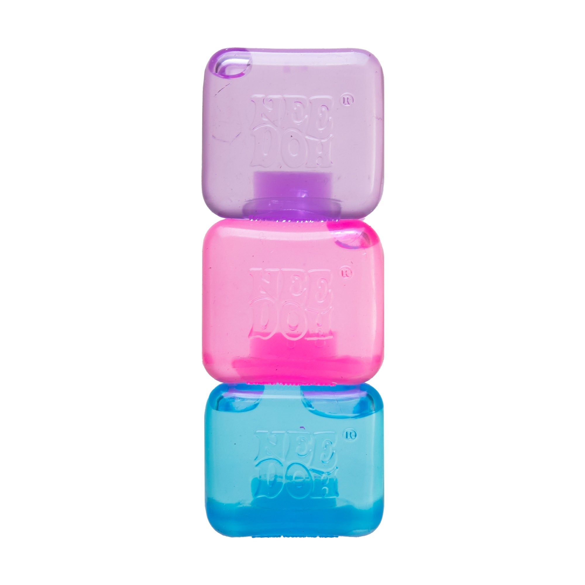 Satisfying Crunch NeeDoh Nice Ice Baby | Series Canyon Trail - Translucent Jelly Cool Cube Sensory Toy - Surprise Me! (Random Color)